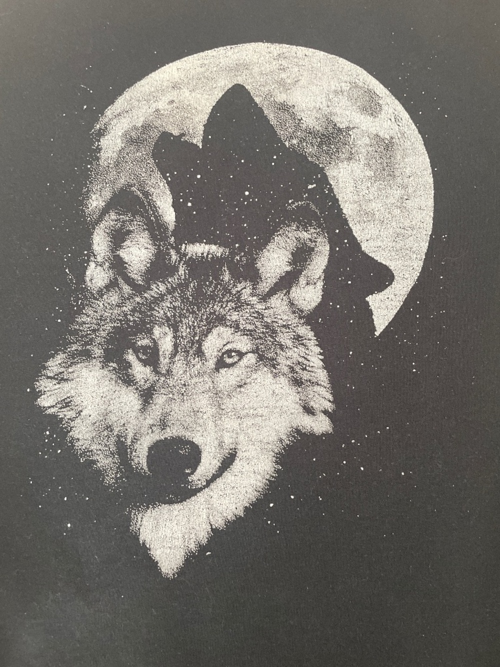 Howling Wolf Crew Sweater | M